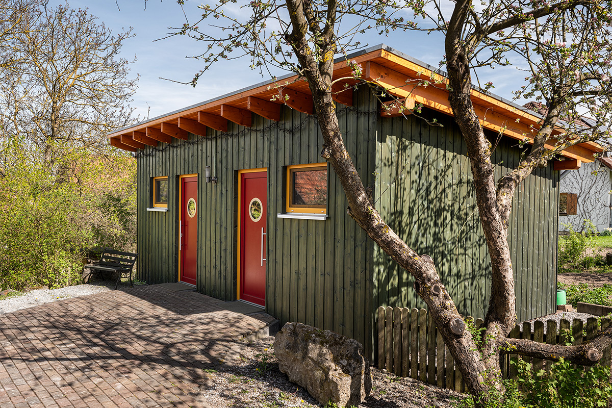 Toiletten und Dusche